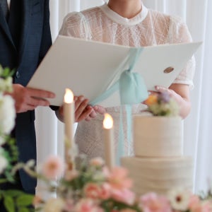 혼인서약서 성혼선언문 축사 감성 결혼식 웨딩 케이스 (A4 사이즈)