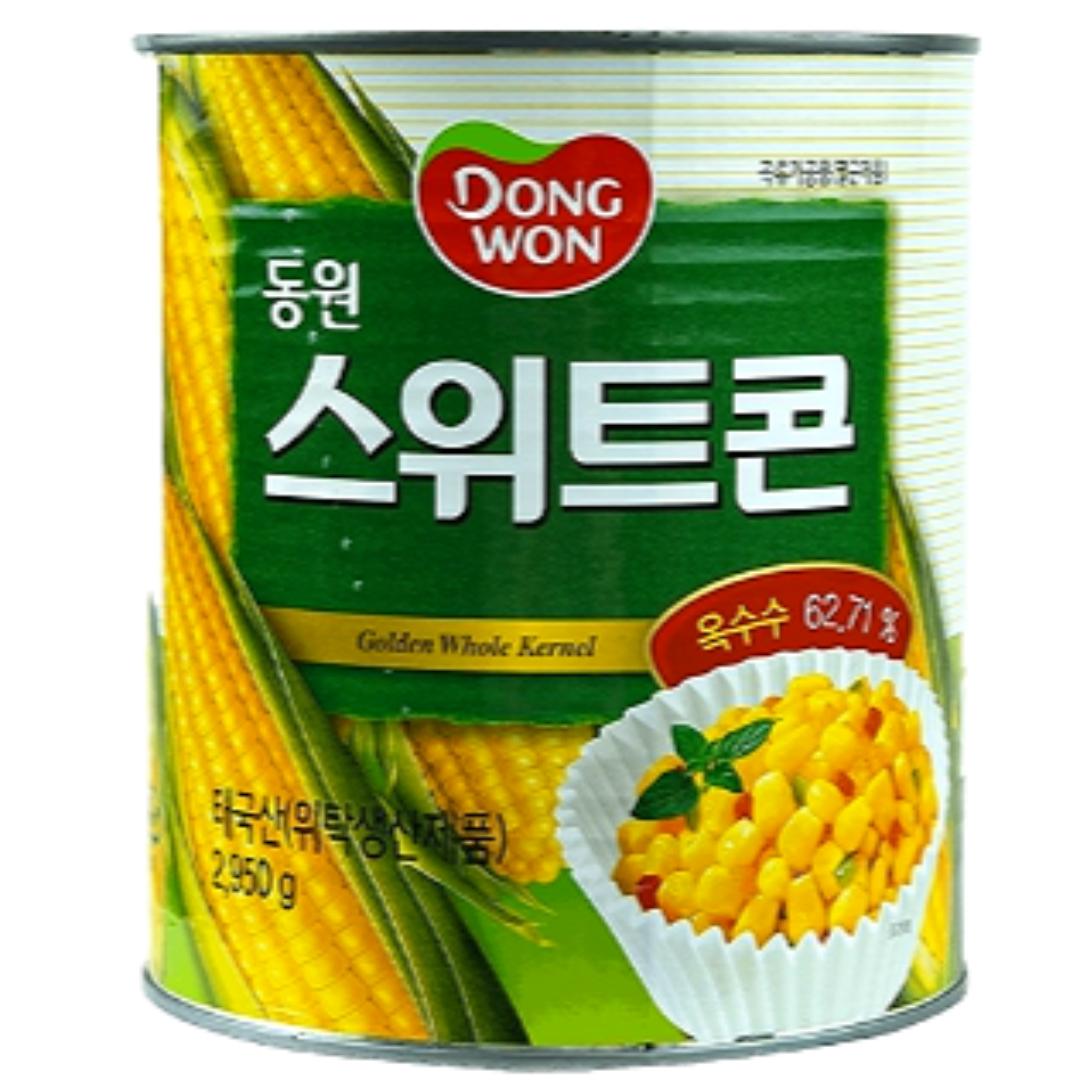 동원 스위트콘 업소용 옥수수캔 대용량 옥수수콘 2.95kg