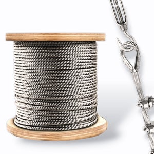 스텐 와이어 로프 8mm 100M sus 서스 줄 스테인레스 sts