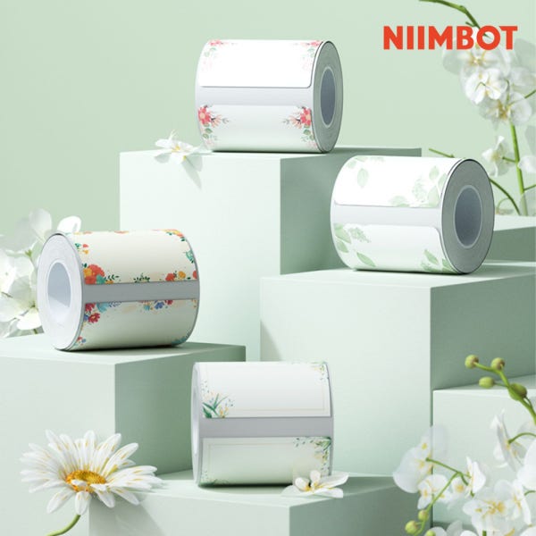 NIIMBOT B21 B1 B2 B31 라벨프린터 라벨지 A-1 네임스티커