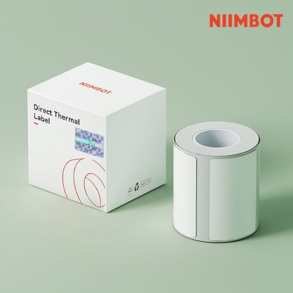NIIMBOT B21 B1 B2 B31 라벨프린터 화이트 베이직 라벨지 A-2