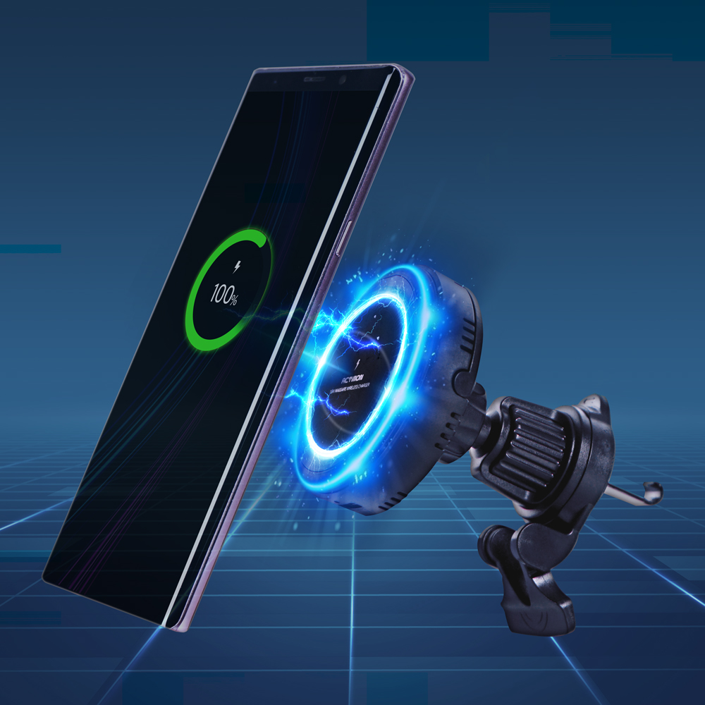 차량용 맥세이프 충전기 무선 갤럭시 폴드6 차량용 거치대 벤츠 쏘렌토 카니발 핸드폰거치대 : 바우아토