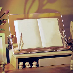 가벼운독서대 투명북스탠드 각도조절책받침대 고시생독서대