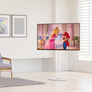 카멜마운트 FSB65W 고정식 대형 스탠딩 TV 티비 스탠드 거치대 받침대