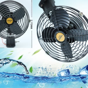 지게차선풍기 건설기계선풍기 차량용 12V 24V 대형트럭 굴삭기등 배선연결 시거잭