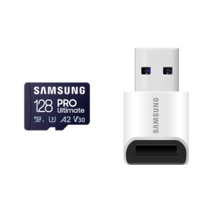 삼성전자 삼성 공식인증 마이크로SD카드 PRO Ultimate 128GB + 리더기