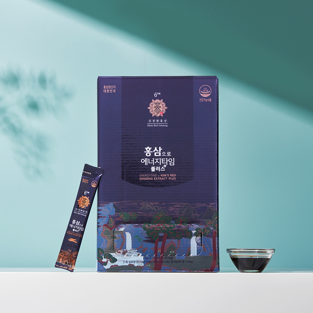 [홍삼으로에너지타임플러스 100포] 김정환홍삼 홍삼스틱 부모님선물 건강기능식품