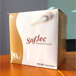 화진 HLB 소프젝 일회용 멸균 주사기 30cc 50개입 강아지 고양이 피하수액 세트