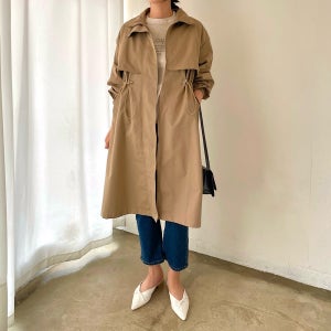 롱야상 오버핏 여성사파리점퍼 봄 가을