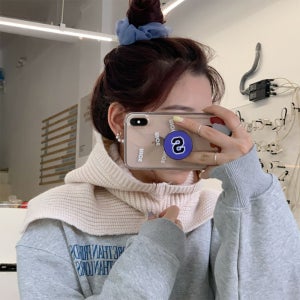 니트 바라클라바 후드 넥워머 모자 방한용품 롱