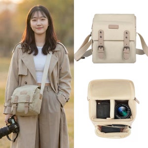 카메라 가방 파우치 캐논 소니 필름 미러리스 니콘 후지 리코 DSLR 호환 캔버스 S
