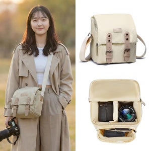 카메라 가방 파우치 캐논 소니 필름 미러리스 니콘 후지 리코 DSLR 호환 캔버스 S