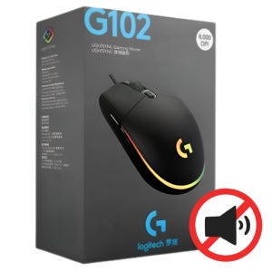[무소음 버전] 로지텍 G102 2세대 무소음 게이밍 유선 마우스
