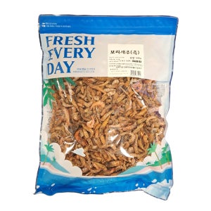 국내산 보리 새우 (흑) 다시용 500g