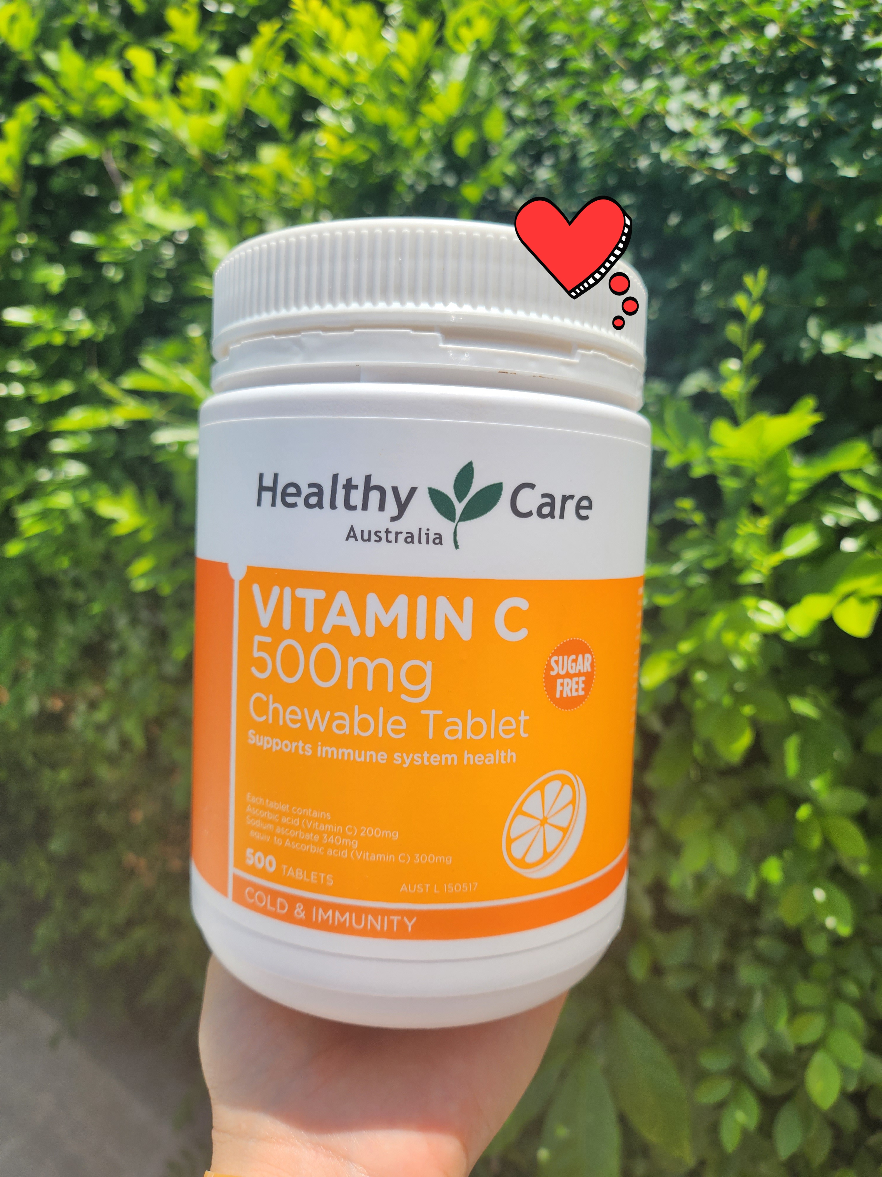 호주직구 헬씨케어 <b>비타민C</b> 500mg 500정 무료배송