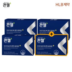 관절연골엔 철갑상어 소연골 1200 콴첼 뮤코다당단백 콘드로이친 플러스 60정, 4개