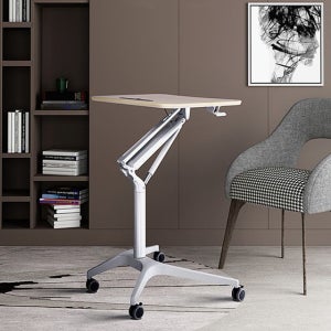 이동식 책상 데스크 높이조절 사이드테이블 입식 스탠딩 보조 책상