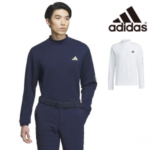 아디다스 골프웨어 남성 스트레치 긴팔 반목 티셔츠 Aeroready MKS17