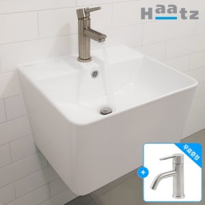하츠 모던스퀘어 일체형 세면기 PB-132H 세면수전포함 서울경기 문앞배송