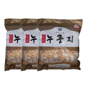 명품 두번구운 고소한 업소용 누룽지 3kg 3봉 1박스