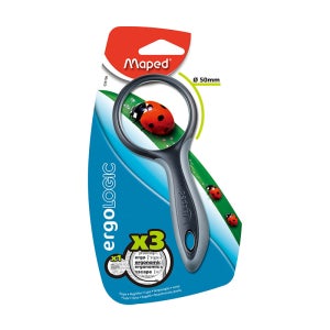 마패드 039300 에르고로직 돋보기 75mm 3배율 렌즈 과학교구