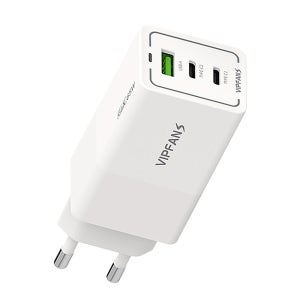 3포트 GaN 65W 초고속 가정용 여행용 충전기 C to C타입 어댑터