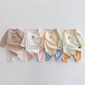 아기 베이비 유아 봄 가을 모달 레깅스 슈트세트