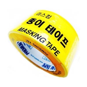 금성 수입마스킹테이프 노란색 12mmX40M 2개x50개/Box