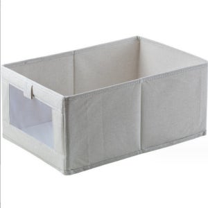 린넨 접이식 옷장 정리함 수납 정리 트레이 보관 리빙박스