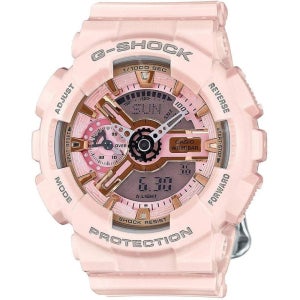 G-SHOCK 스포츠시계 손목시계 핑크골드 핑크 다이얼 쿼츠 여성용