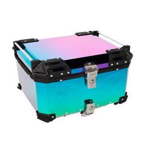 오토바이 바이크 알루미늄 탑박스 배달가방 배달통 레인보우 85L