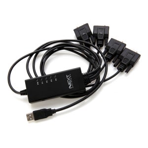 넥스트유 RS232 4P USB to RS232 시리얼 4포트 케이블