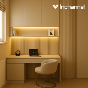 인채널 올터치 LED 바조명 슬림 주방 싱크대 욕실장 간접조명 가구 책상 선반 디밍