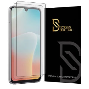 9H 강화유리 액정보호필름 2매 갤럭시 M15 와이드7, 2매입