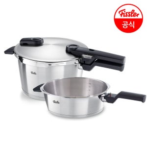 휘슬러 비타퀵 프리미엄 압력솥 22cm 쿼트로(2.5L+4.5L) + 스텐 주걱 증정