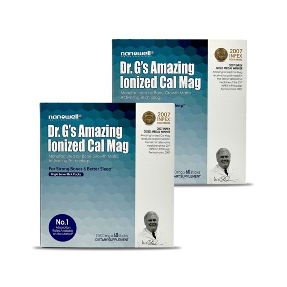 nanowell Dr Gs Amazing lonized <b>Cal</b> <b>Mag</b> 60 스틱 2개