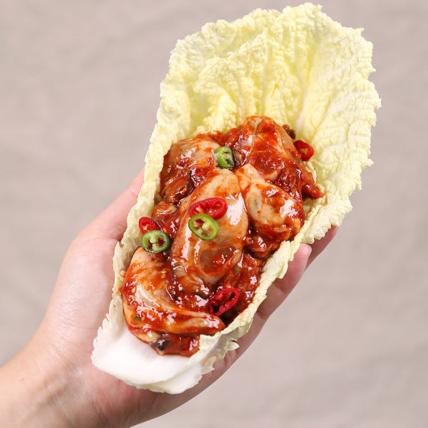 셰프애찬 통영 생굴 굴무침 250g
