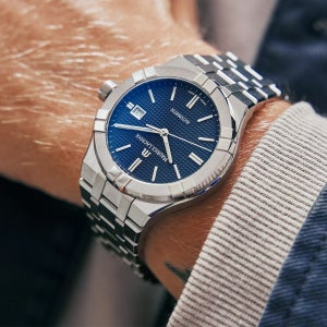 모리스라크로와 아이콘 오토매틱시계 블루 42MM AI6008-SS002-430-1