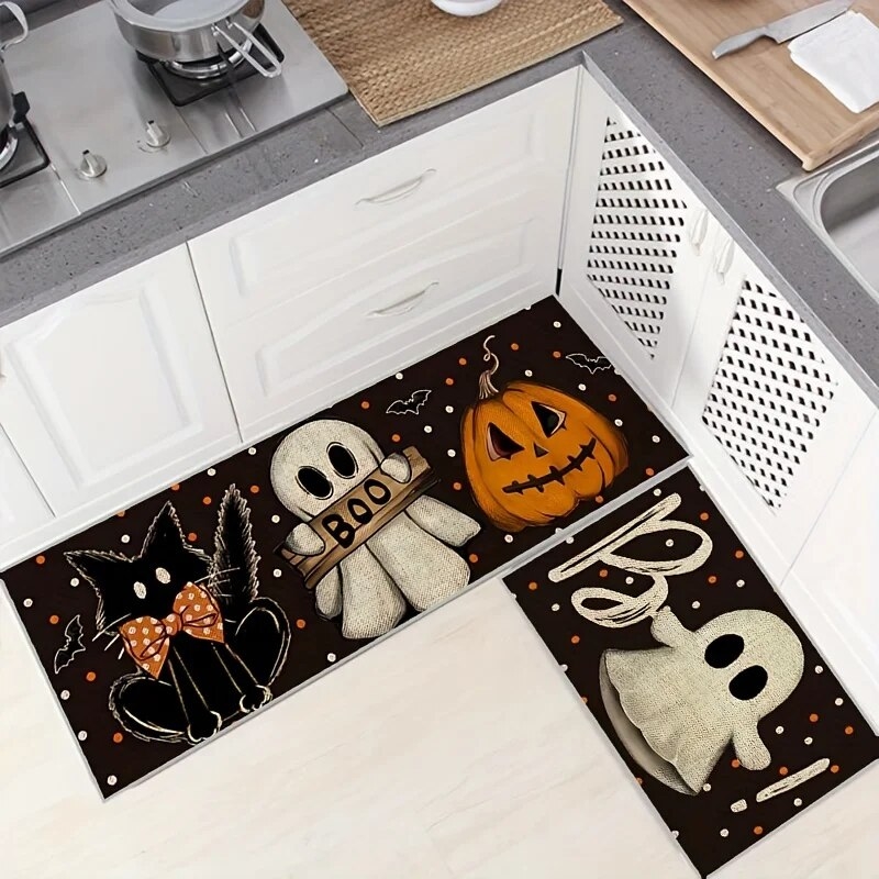 욕실 <b>러너</b> 복도 바닥 주방 발매트 <b>블러드</b> 매트 카펫 홈 할로윈 화장실 장식 발코니 거실