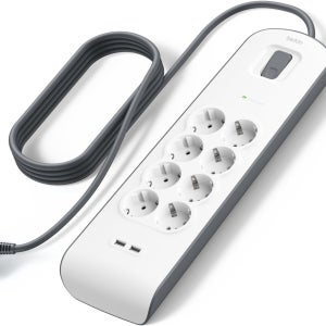 BELKIN BSV804VF2M 서지 보호 전원 스트립 8구 USB 2구 멀티탭