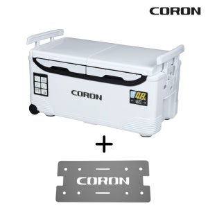 코론 48리터 낚시 아이스박스 갈치 쿨러 바퀴 낚시용 한치 알루미늄깔판세트
