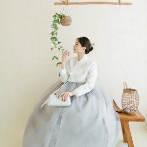 [1인 여성한복대여 그미리내] 웨딩 결혼식 행사 하객 가족