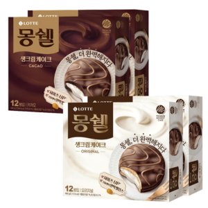 롯데 몽쉘 생크림케이크 384g