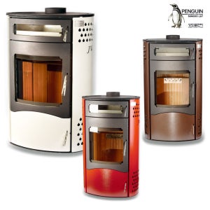 황토세라믹 화목난로/벽난로 J333 (색상선택) 전원주택 난방기