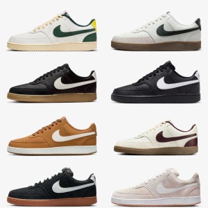 나이키 코트 비전 로우 남성 스니커즈 운동화 화이트 블랙