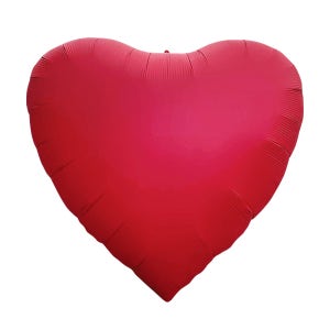 울트라 빅사이즈 하트 은박 풍선 레드