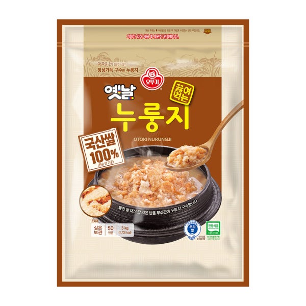 오뚜기 옛날 구수한 끓여먹는 누룽지 국산 3kg 외 2종