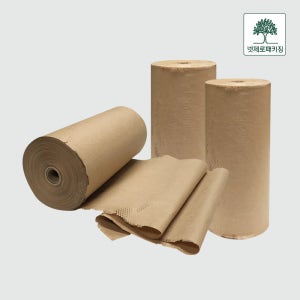 [넷제로500 10박스] 종이뽁뽁이 종이완충재 크라프트 택배 포장지 500mmX225m