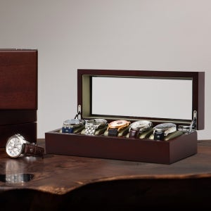 쉔브루노 우드 원목 시계 보관함 케이스 정리함 5구