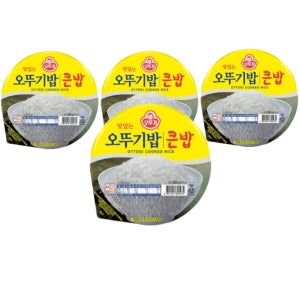 오뚜기밥 큰공기 백미 즉석 300g 36개